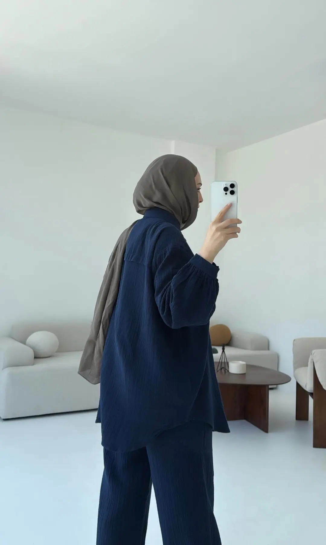 Lacivert Gömlekli Yazlık Takım - Görsel 2