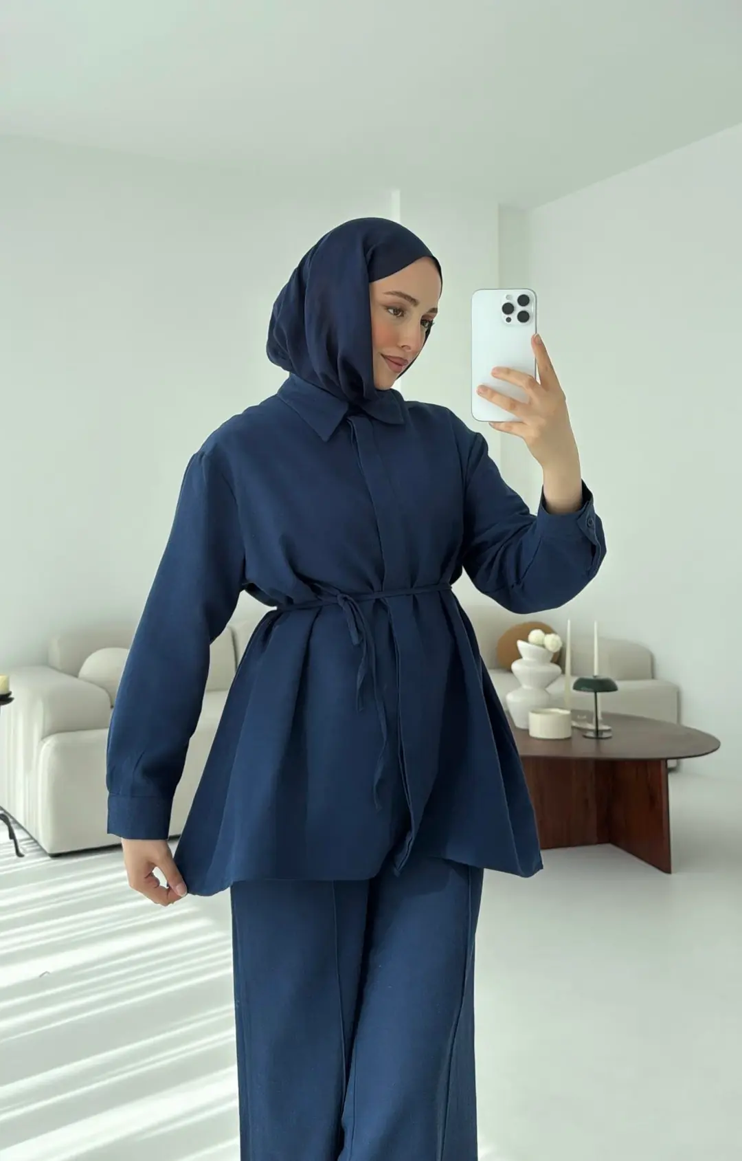 Lacivert Patlı Takım - Görsel 3