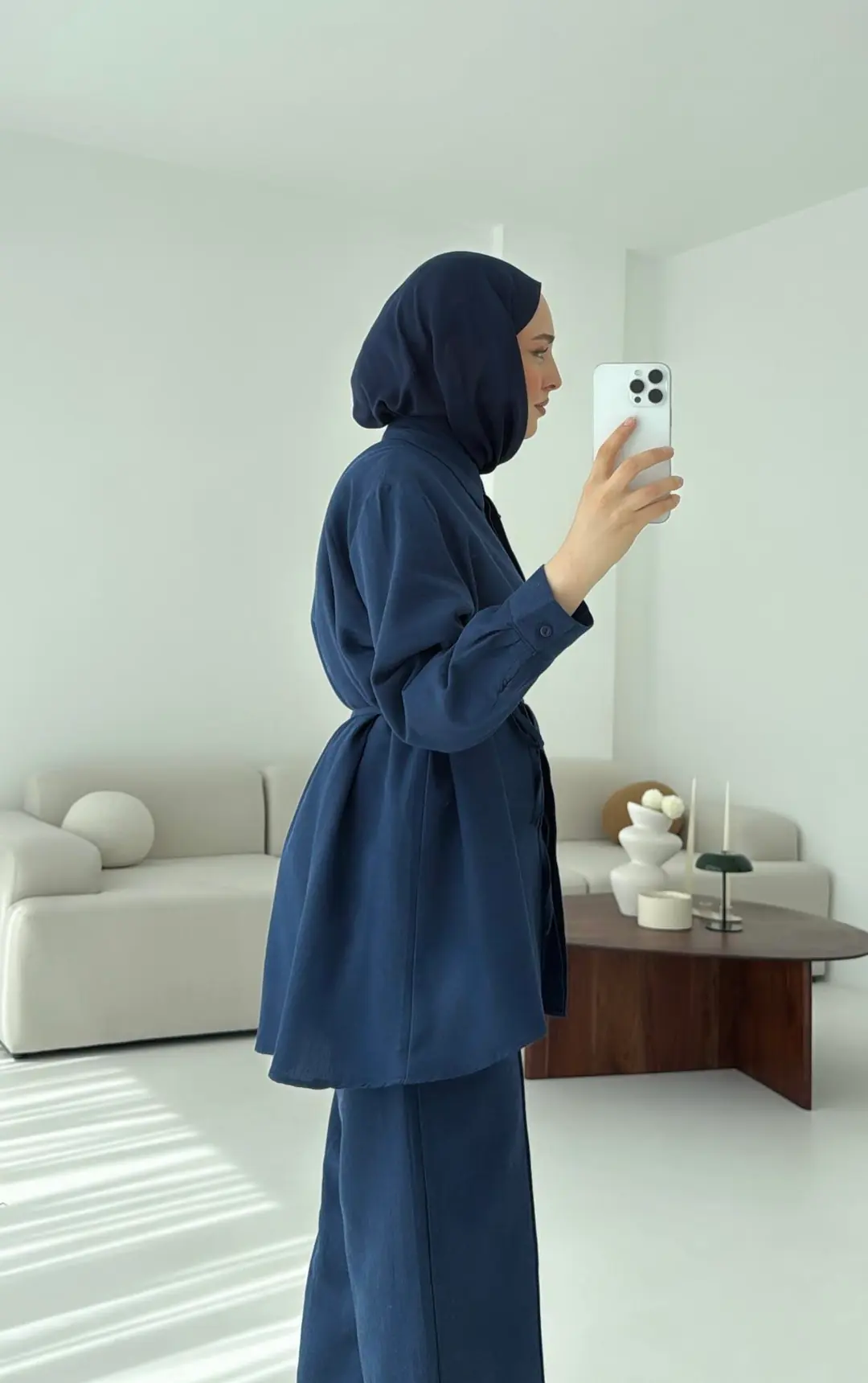 Lacivert Patlı Takım - Görsel 5