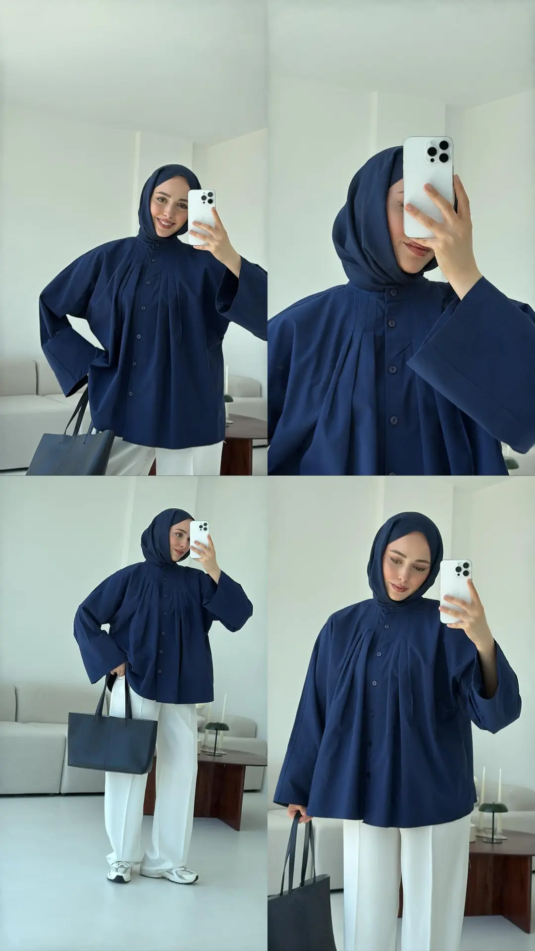 Lena Gömlek Lacivert