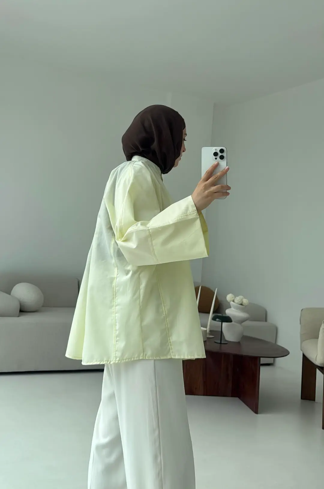 Lena Gömlek Sarı - Görsel 6