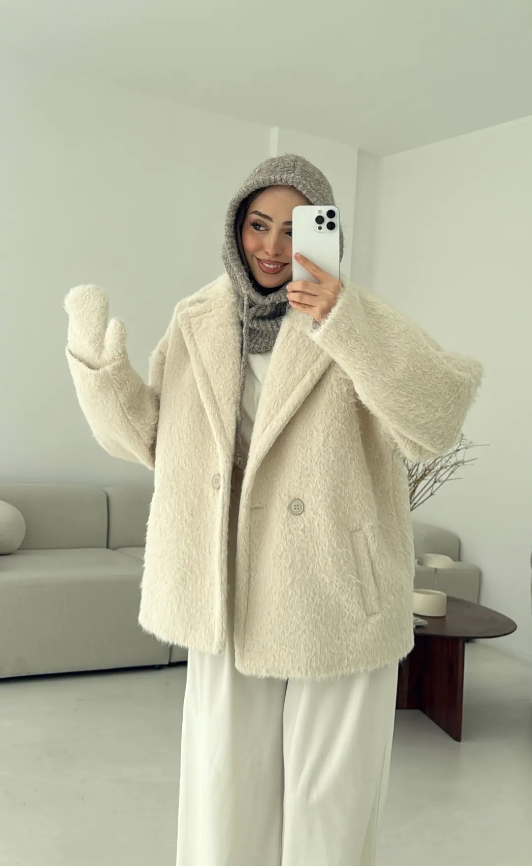 Maxmara Eldivenli Kaban Bej