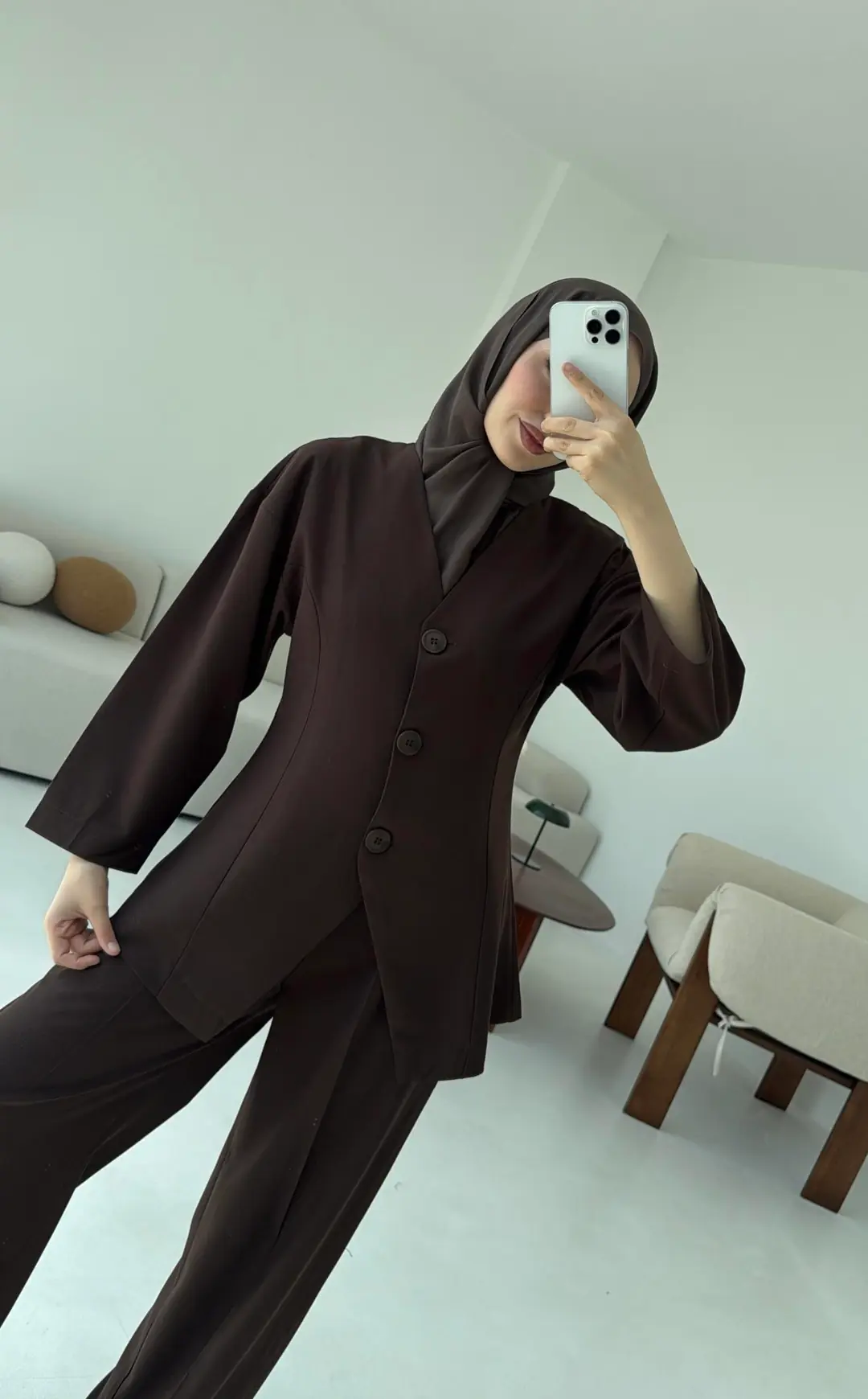 Mila Takım Kahve - Görsel 5