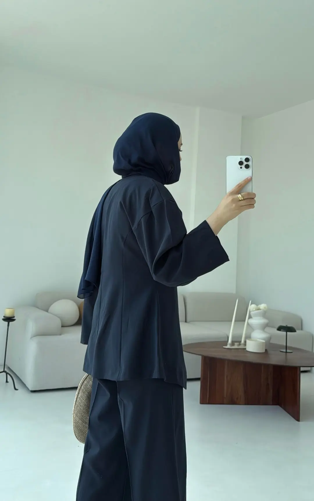 Mila Takım Lacivert - Görsel 3