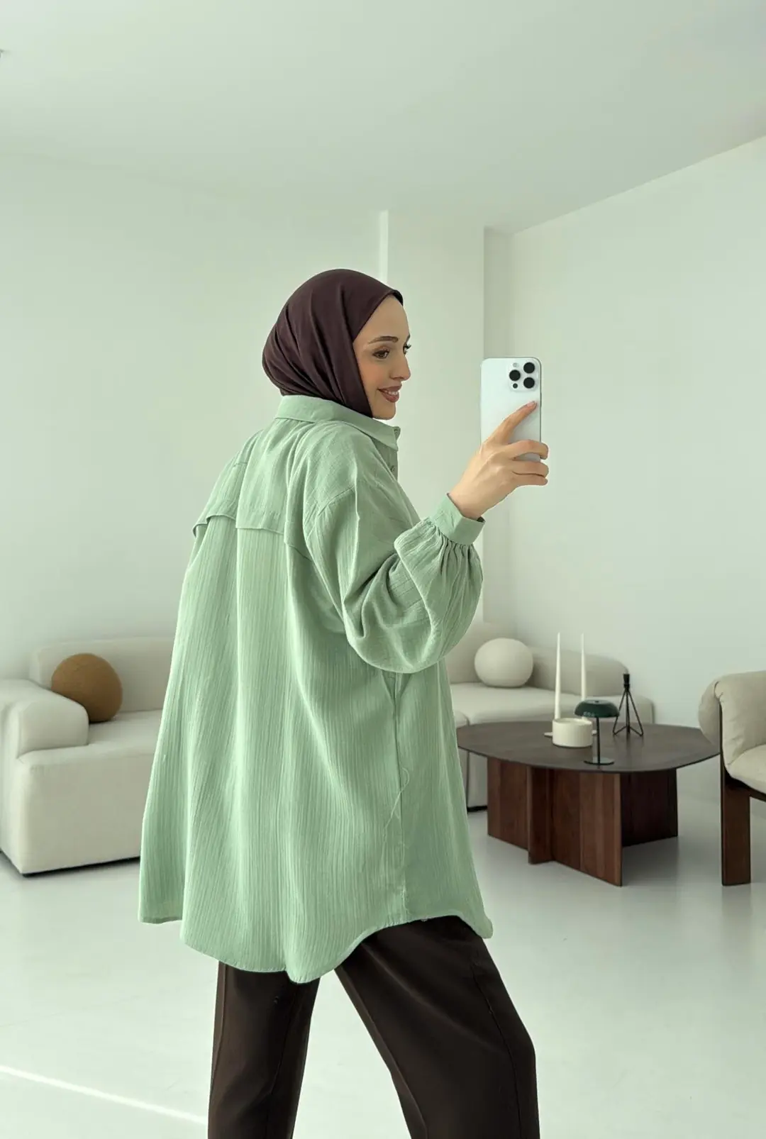 Mint Müslin Gömlek