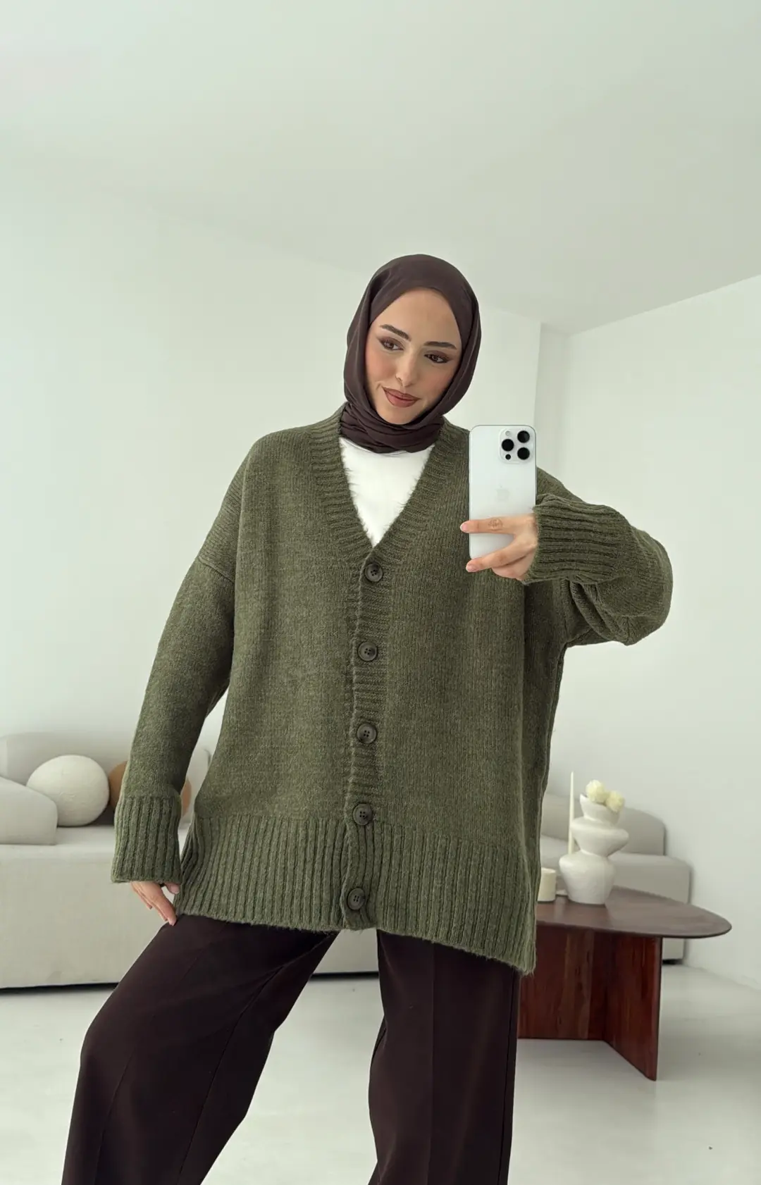 Örgü Hırka Çağla - Görsel 9