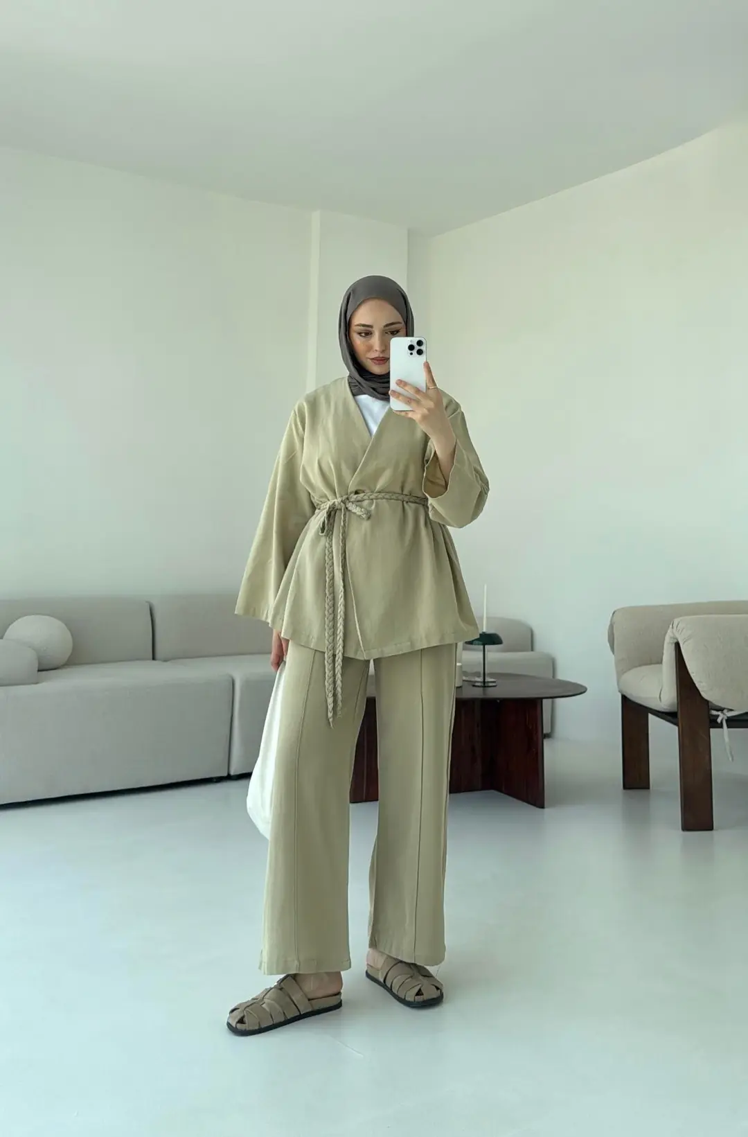 Örgü Kemer Takım Cagla - Görsel 3