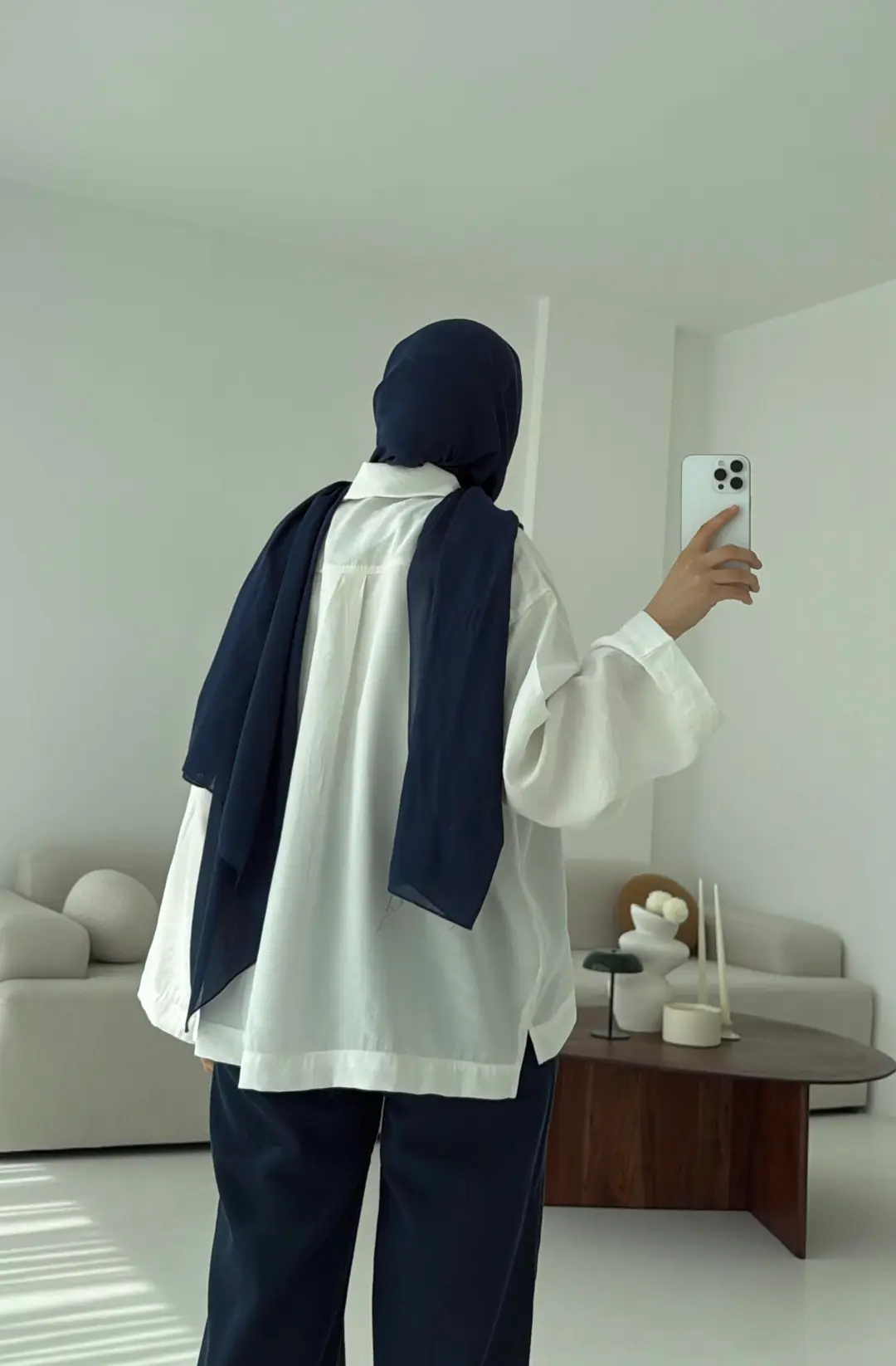 Oversize Gömlek Beyaz