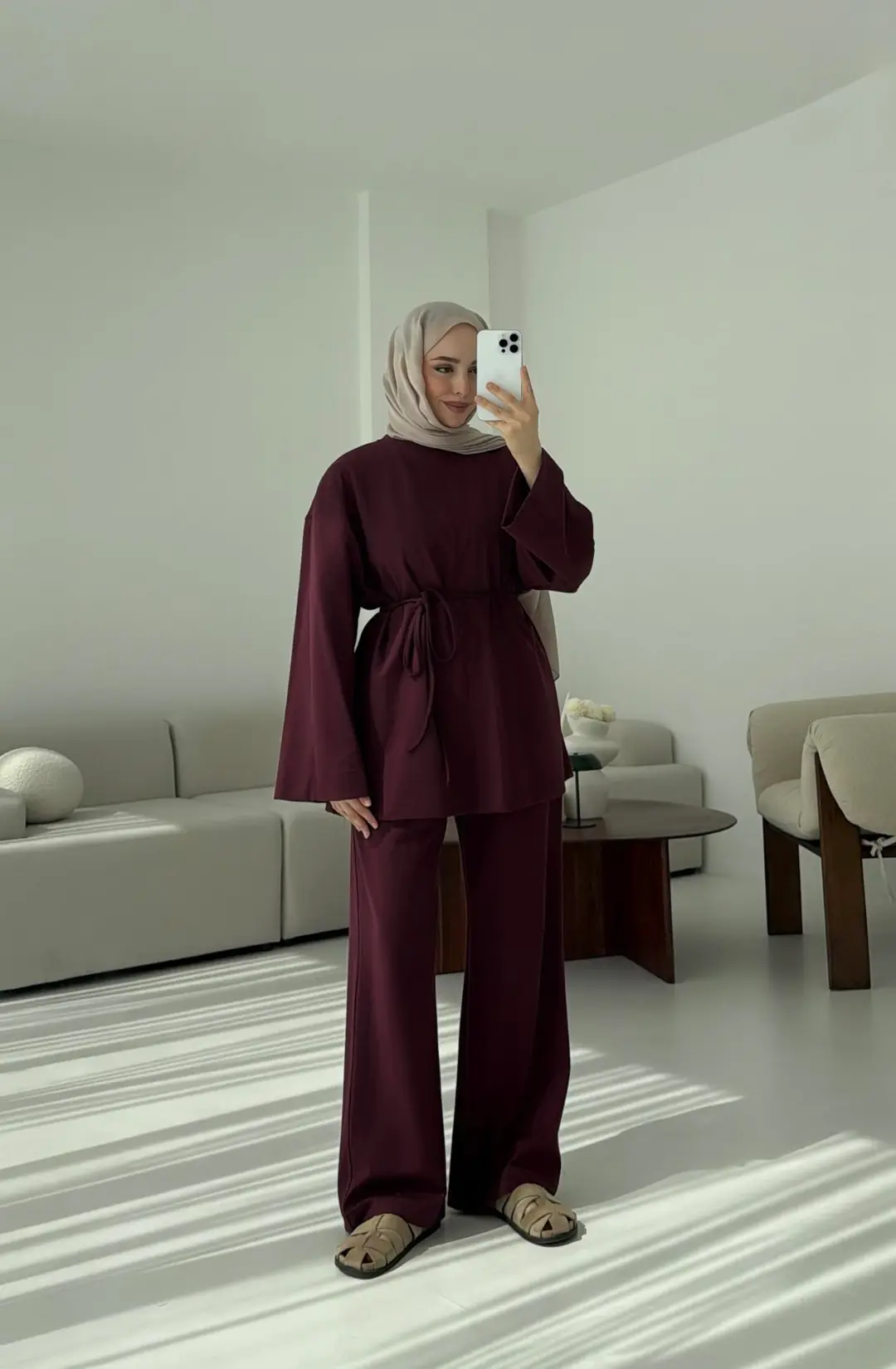 Oysho Takım Bordo - Görsel 5