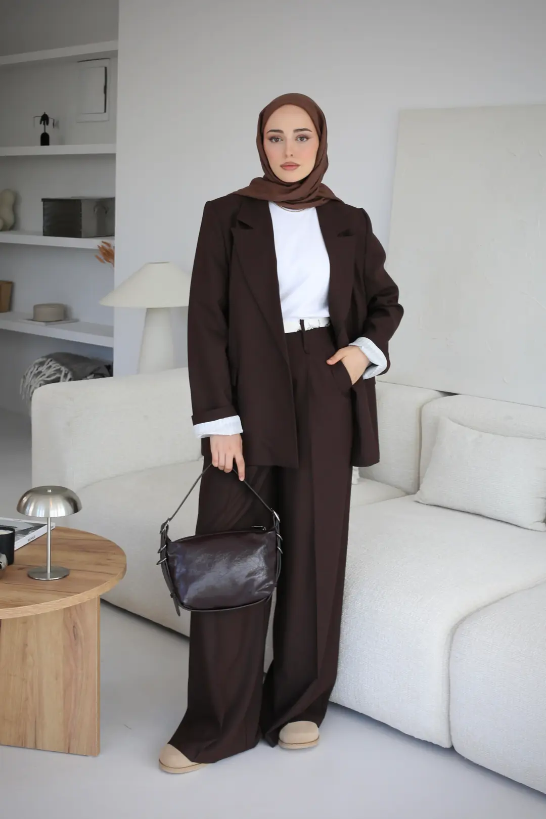 Özel Kesim Premium Takım Kahve - Görsel 6