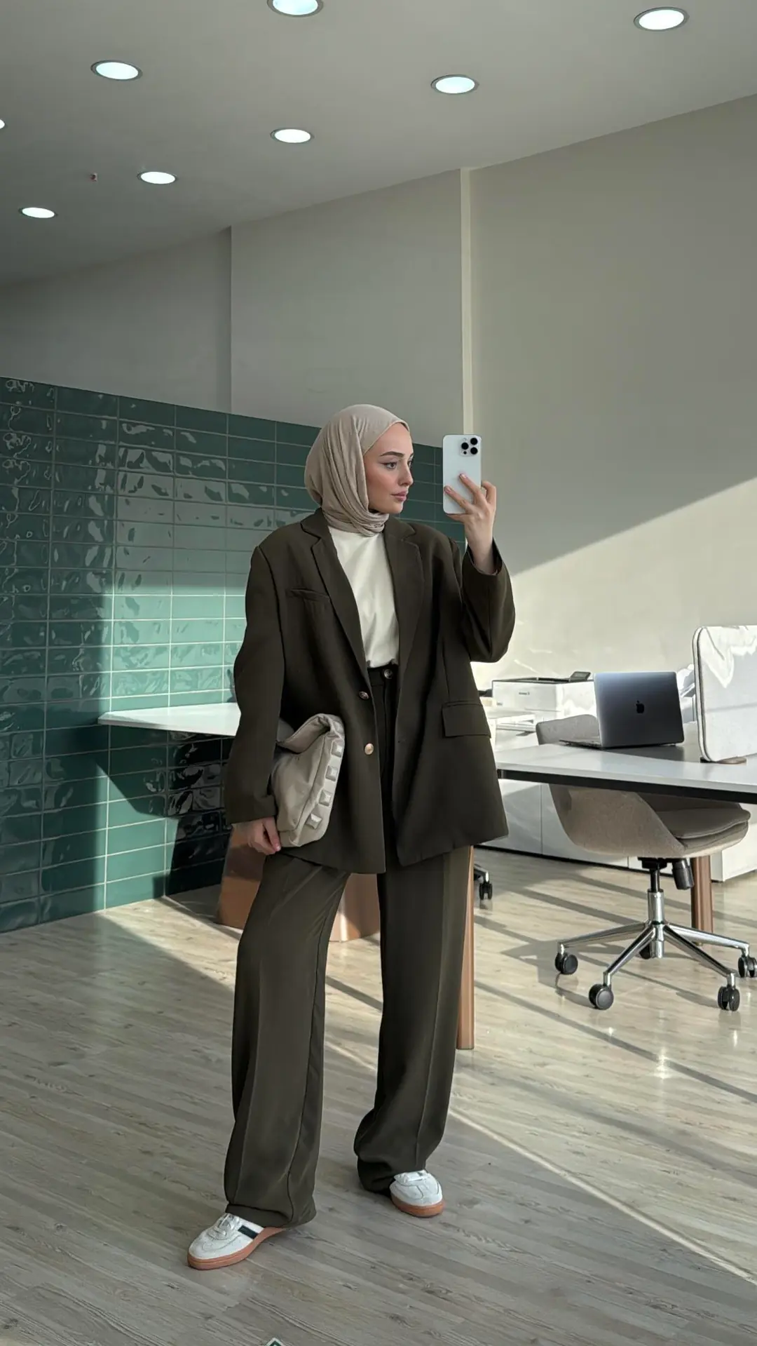 Özel Seri Premium Ceketli Takım Yeşil - Görsel 5