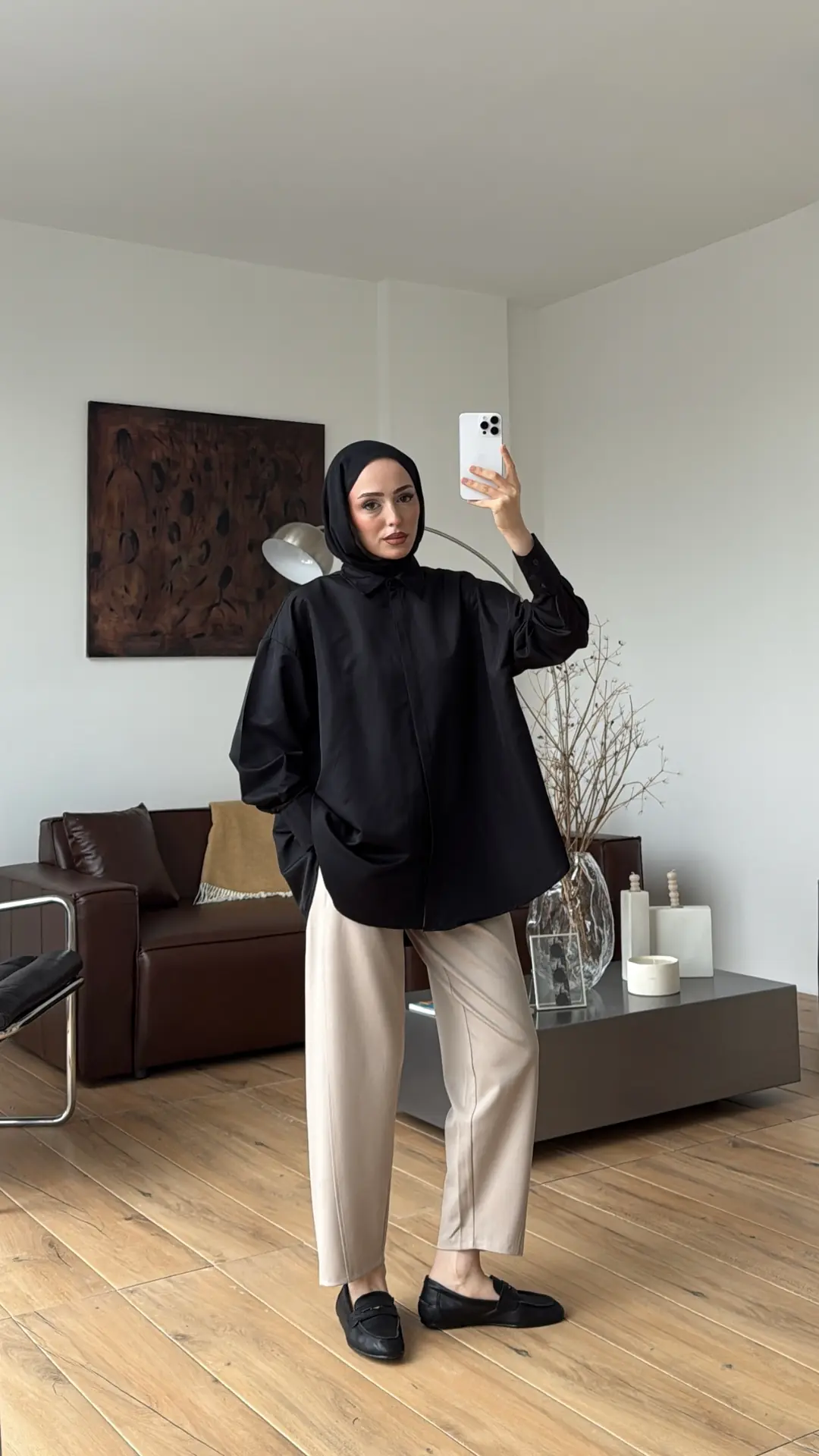 Panda Gömlek Siyah - Görsel 3