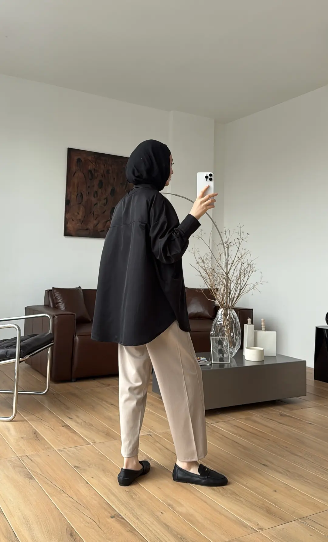 Panda Gömlek Siyah - Görsel 4