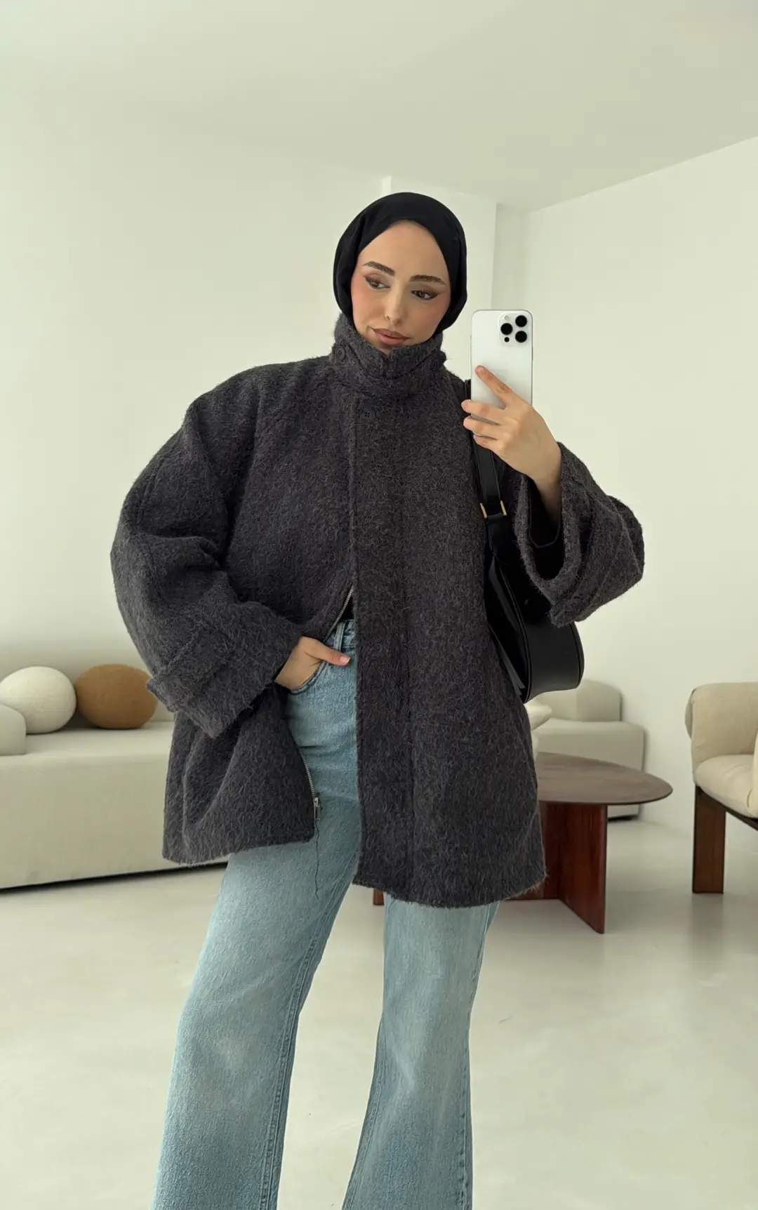 Pat Detay Kaban Antrasit - Görsel 3