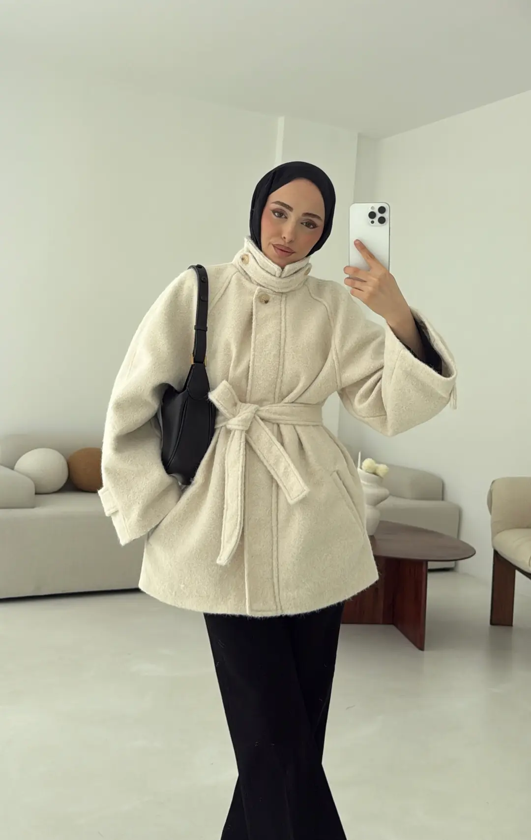 Pat Detay Kaban Ekru - Görsel 8