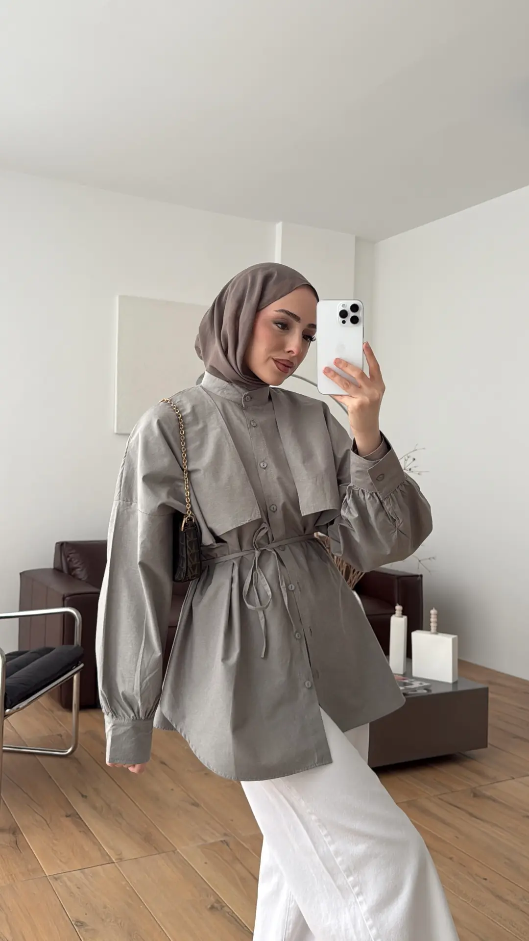 Pelerin Gömlek Çağla Yeşili - Görsel 3