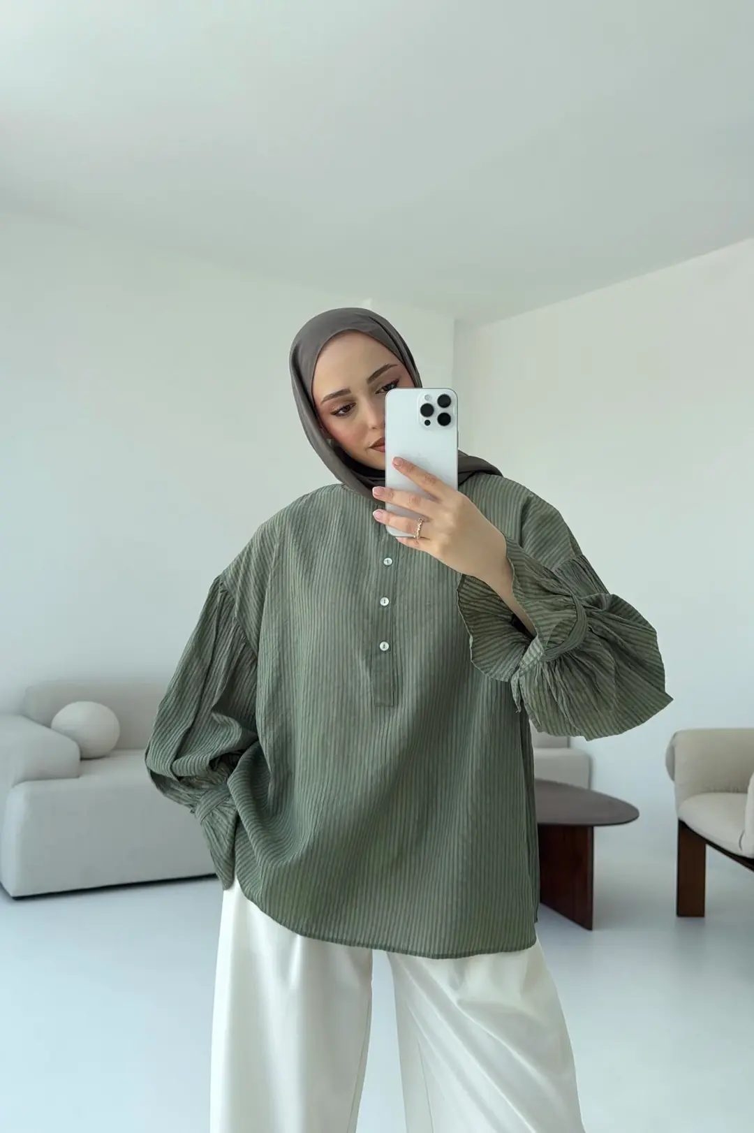 Premium Hakim Yaka Gömlek - Görsel 8