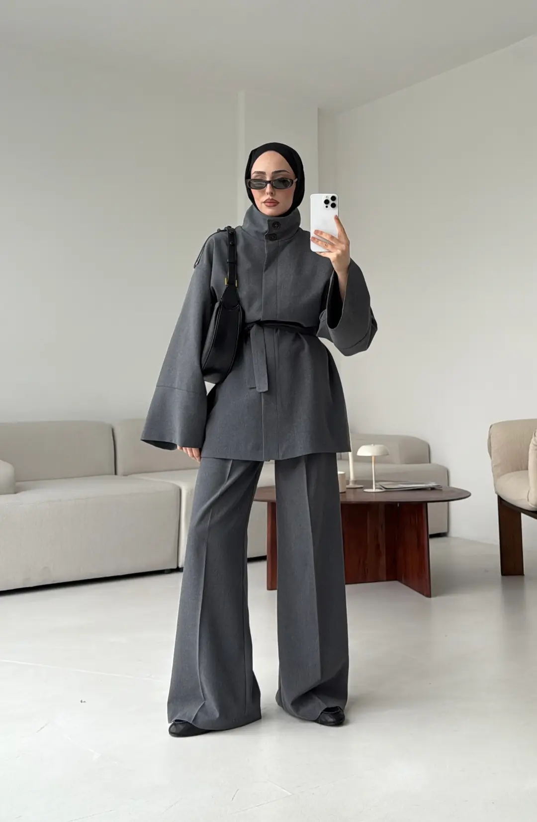 Premıum Klasik Takım Koyu Gri