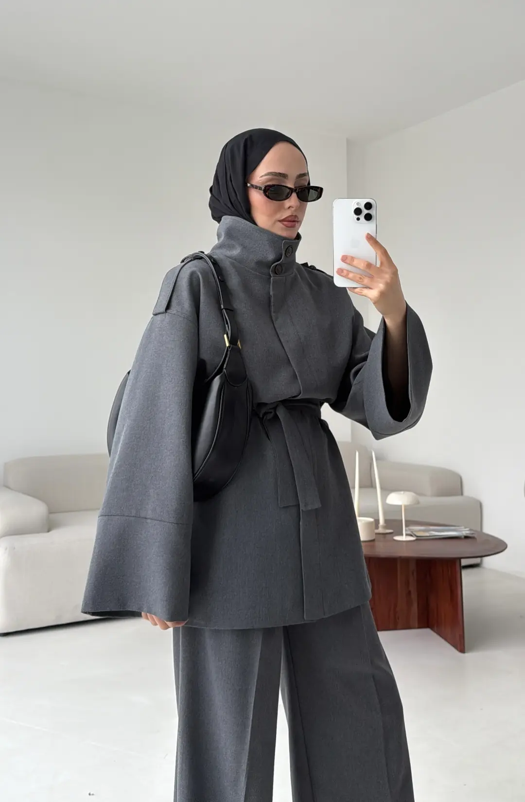 Premıum Klasik Takım Koyu Gri - Görsel 2