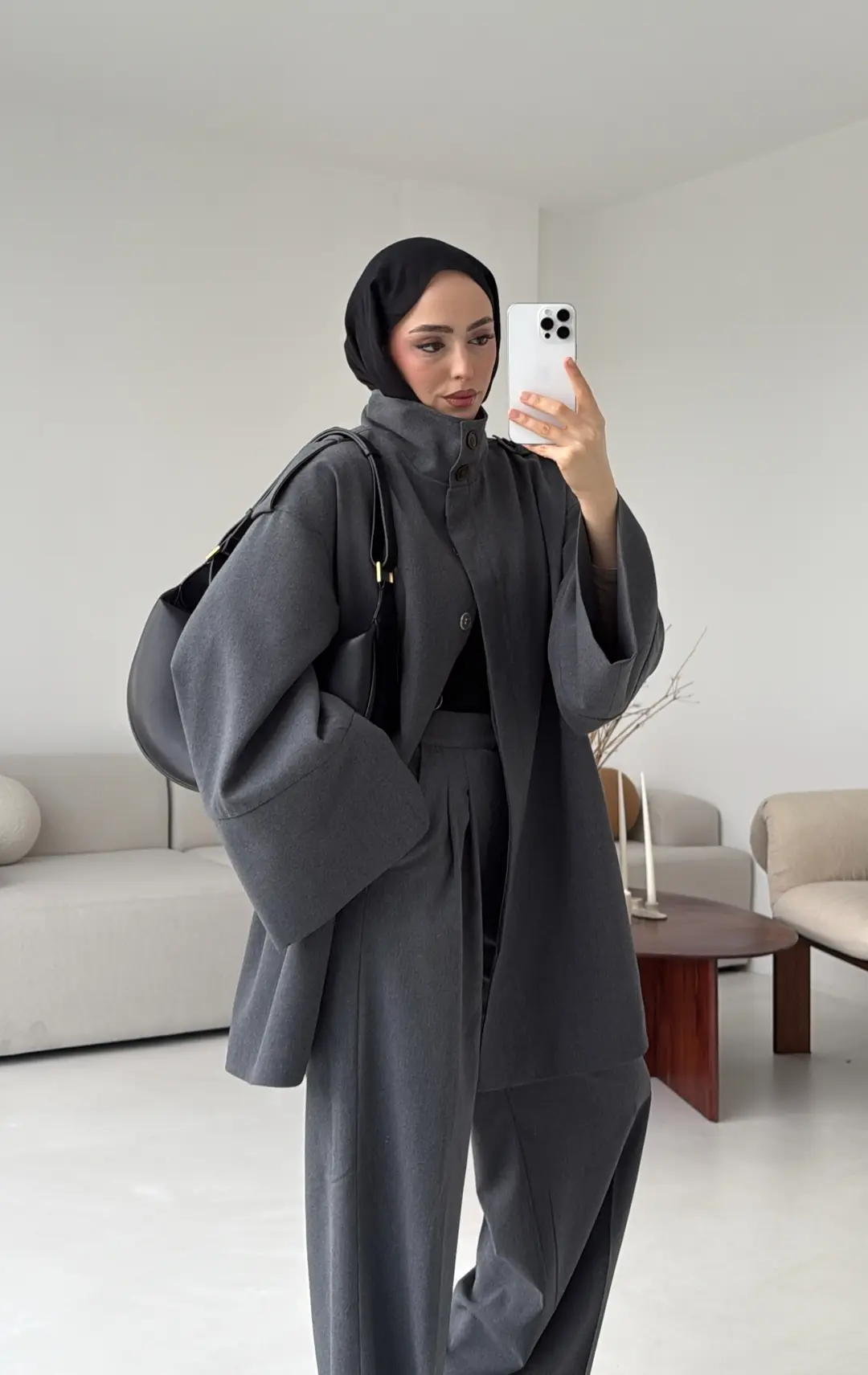 Premıum Klasik Takım Koyu Gri - Görsel 2