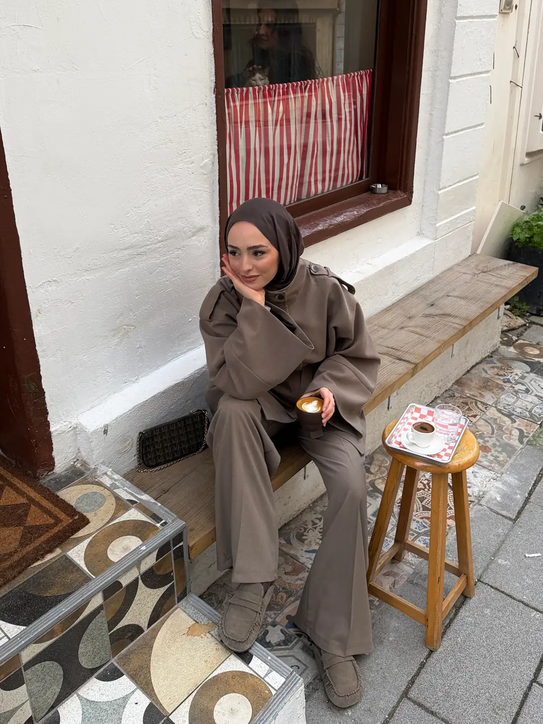 Premıum Klasik Takım Vizon - Görsel 9