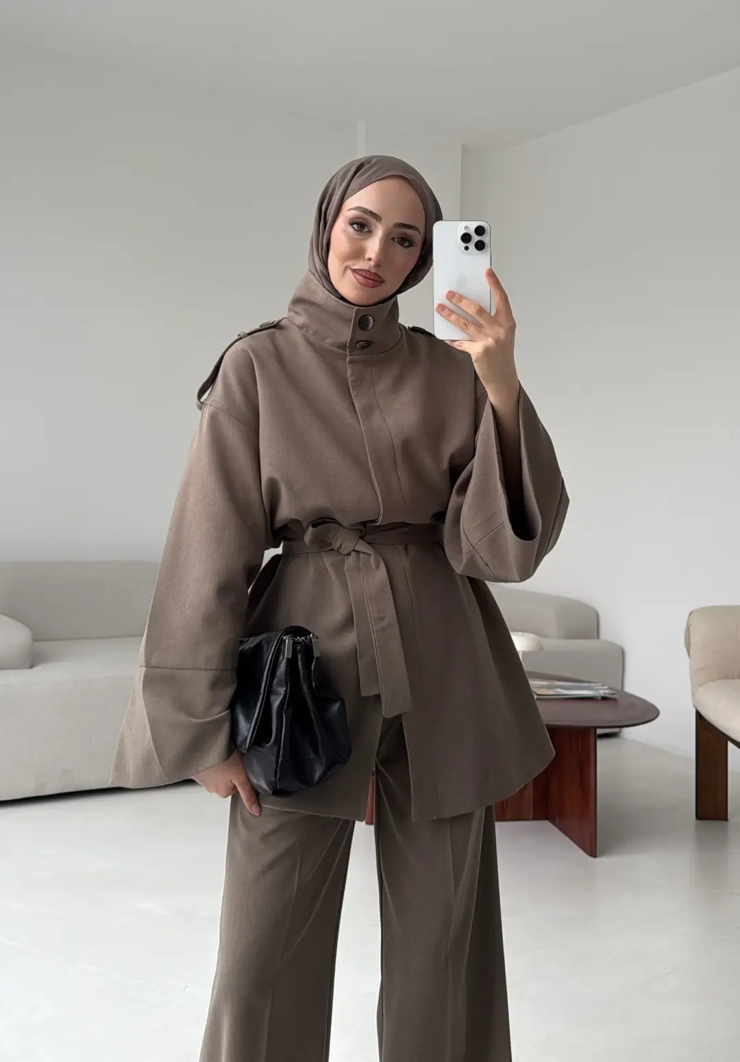 Premıum Klasik Takım Vizon - Görsel 4