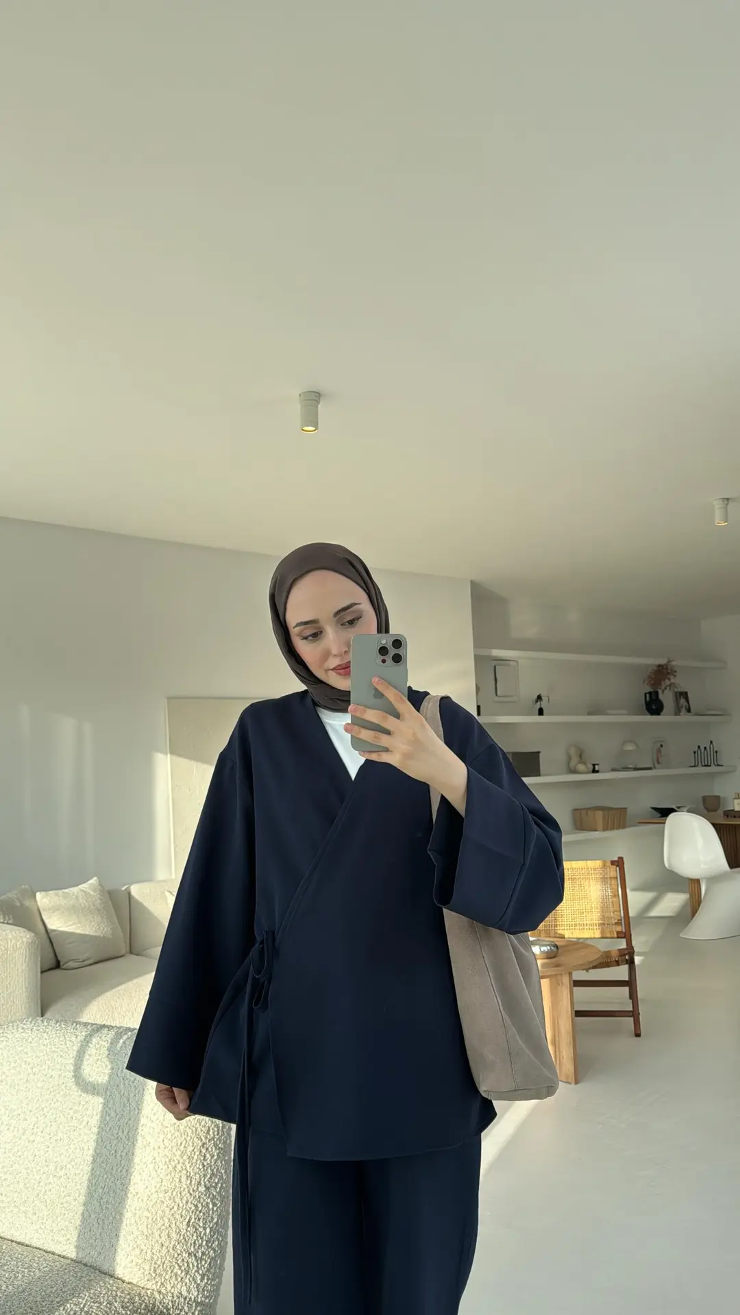 Premium Krep Takım Lacivert - Görsel 4