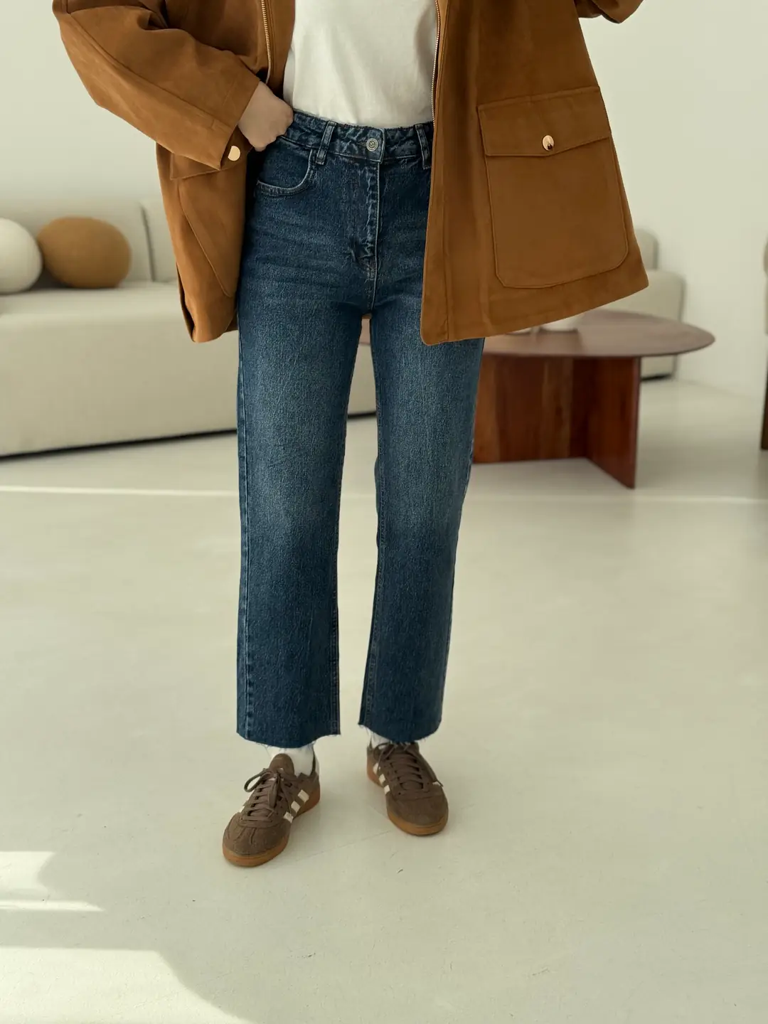 Premium Paçası Kesik Jean 138 - Görsel 3