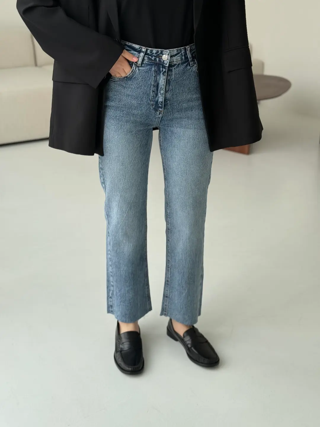 Premium Paçası Kesik Jean 224