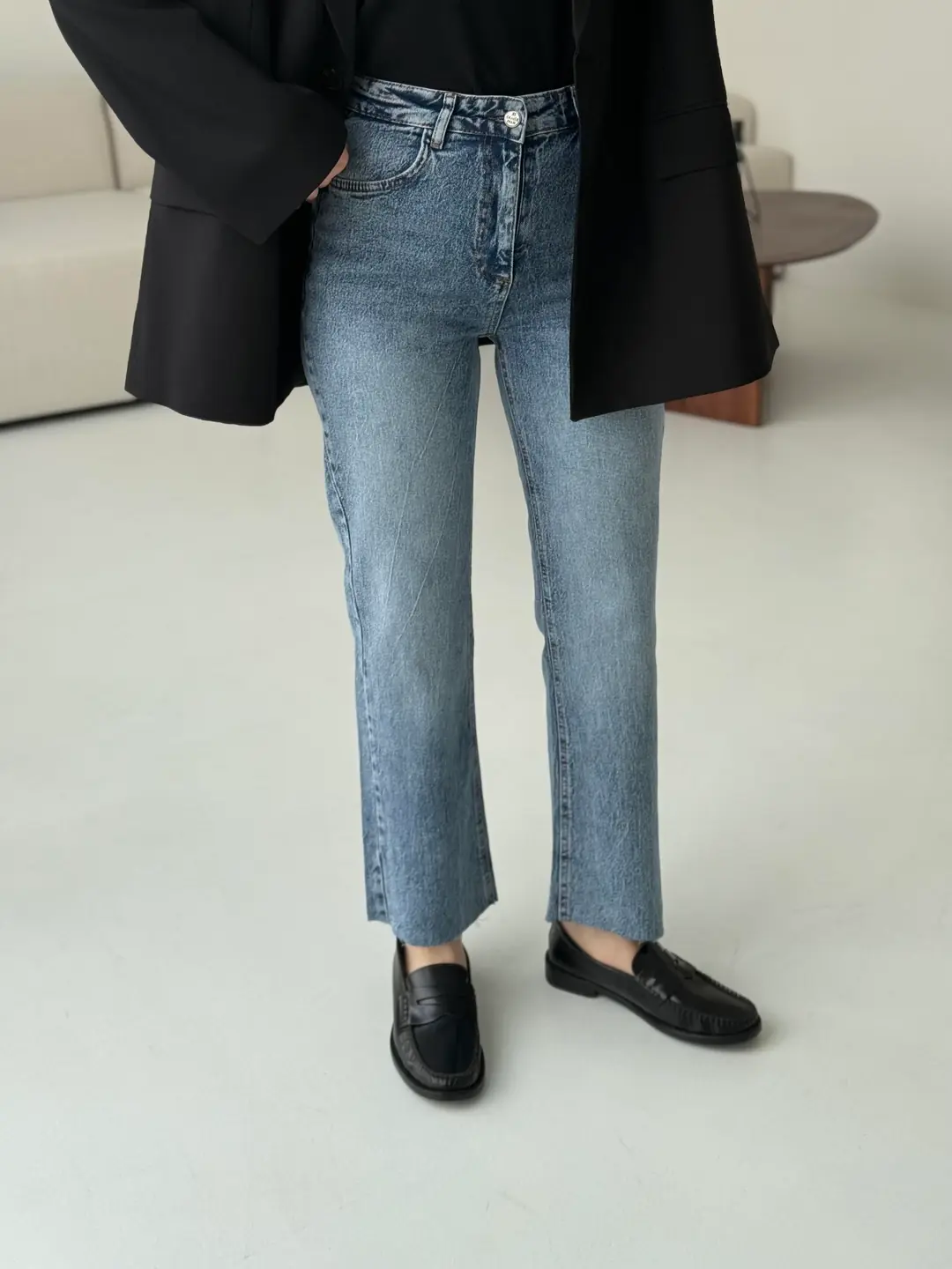 Premium Paçası Kesik Jean 224 - Görsel 2