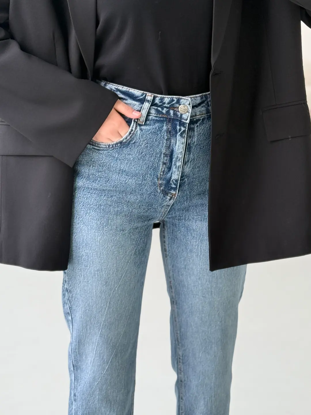 Premium Paçası Kesik Jean 224 - Görsel 3