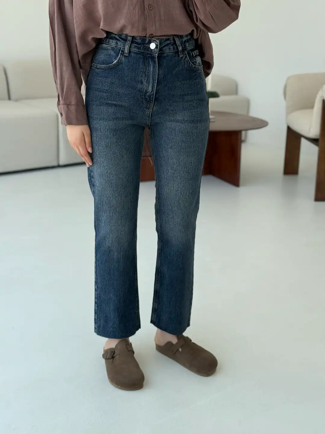 Premium Paçası Kesik Jean  249