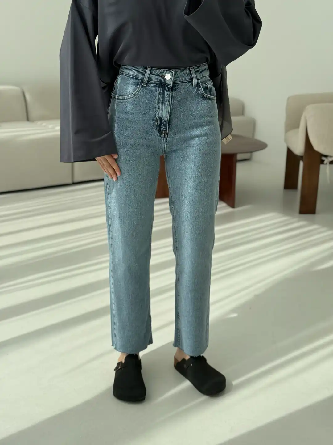 Premium Paçası Kesik Jean  276