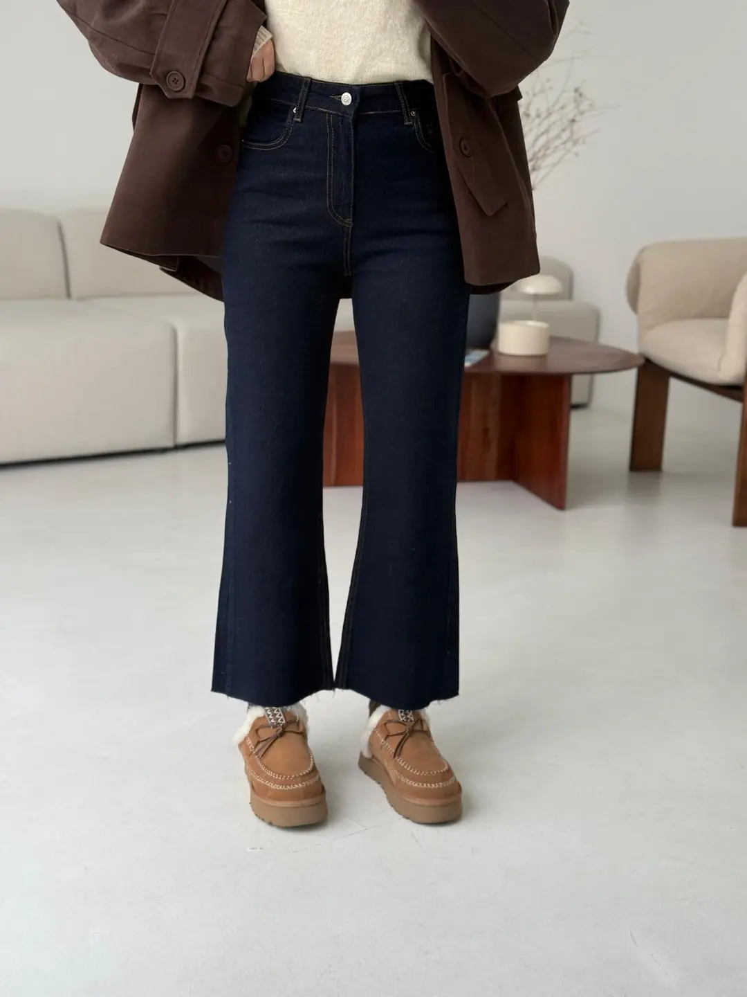 Premium Paçası Kesik Jean R143 - Görsel 4