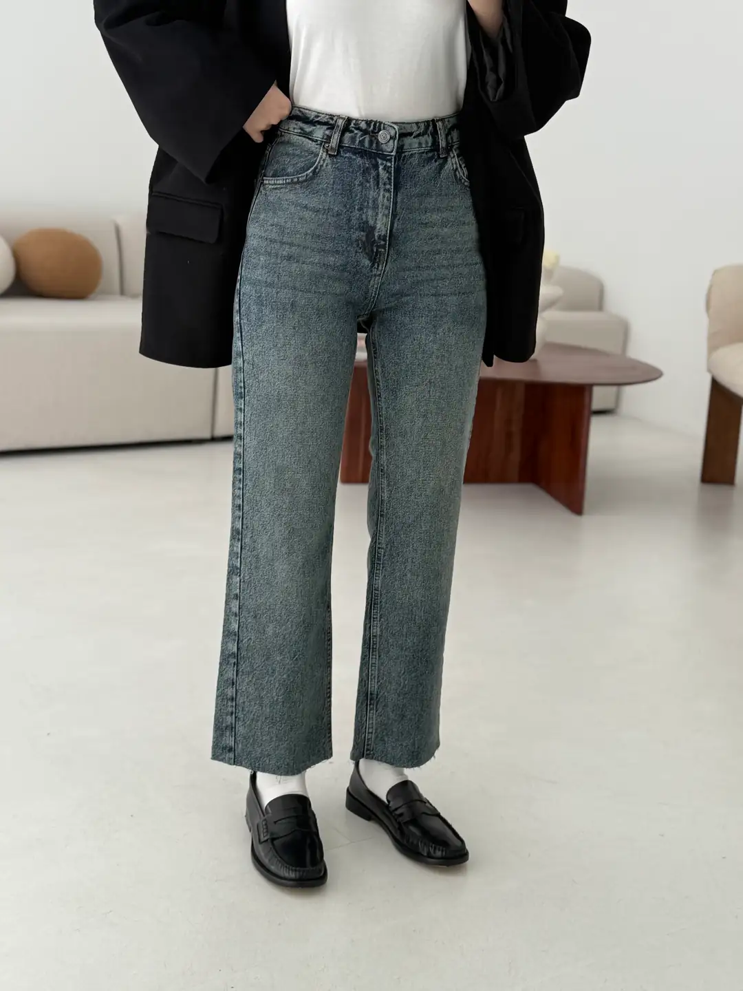 Premium Paçası Kesik Jean R206