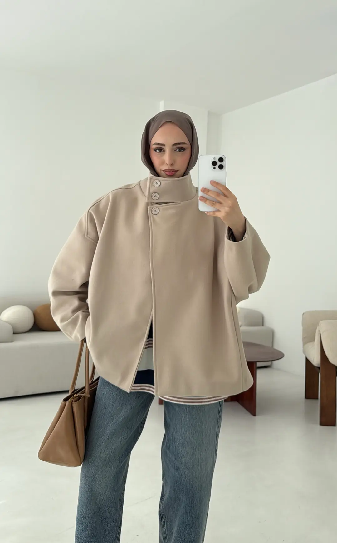 Premium Panco Kaban Bej - Görsel 2