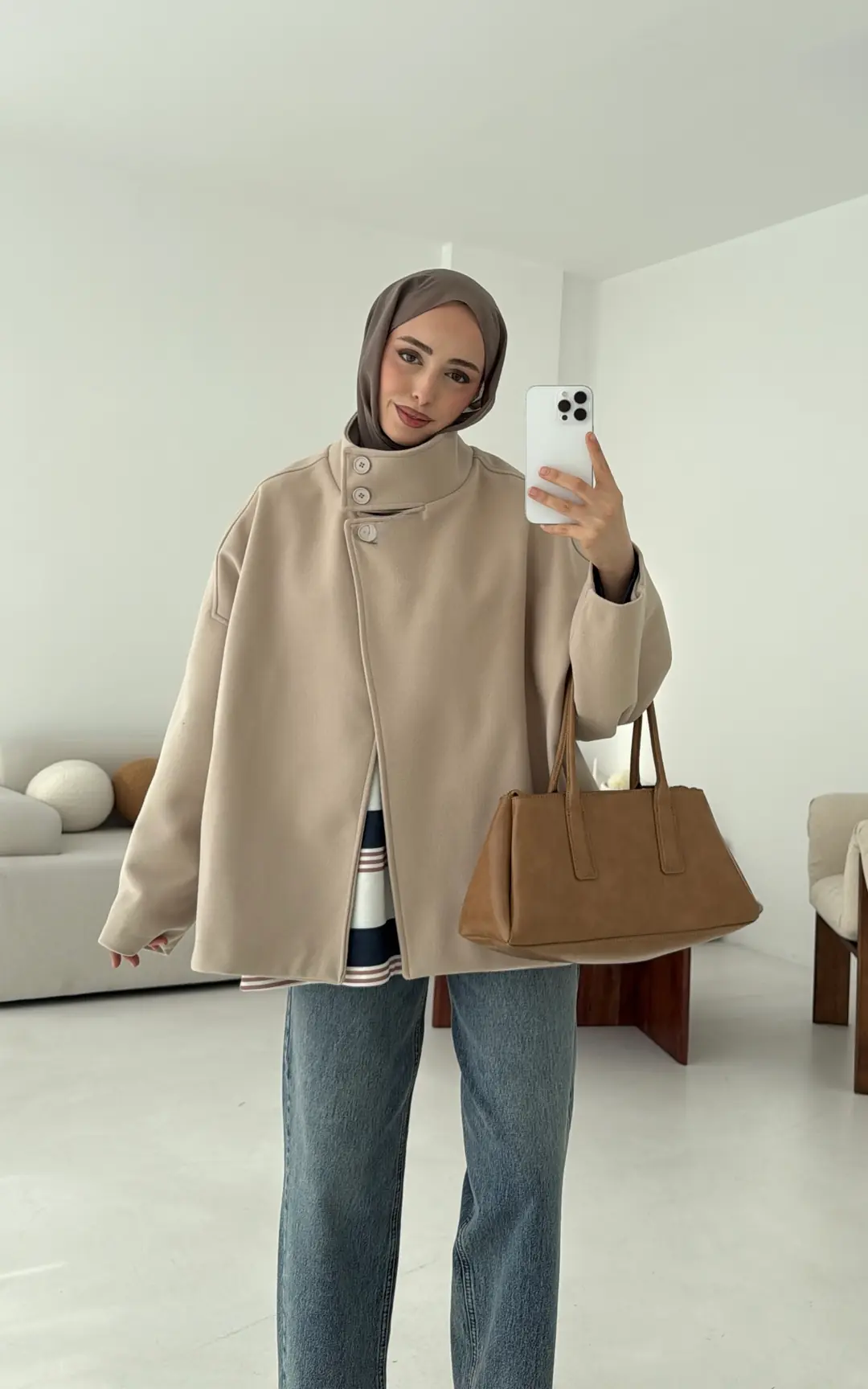 Premium Panco Kaban Bej - Görsel 6