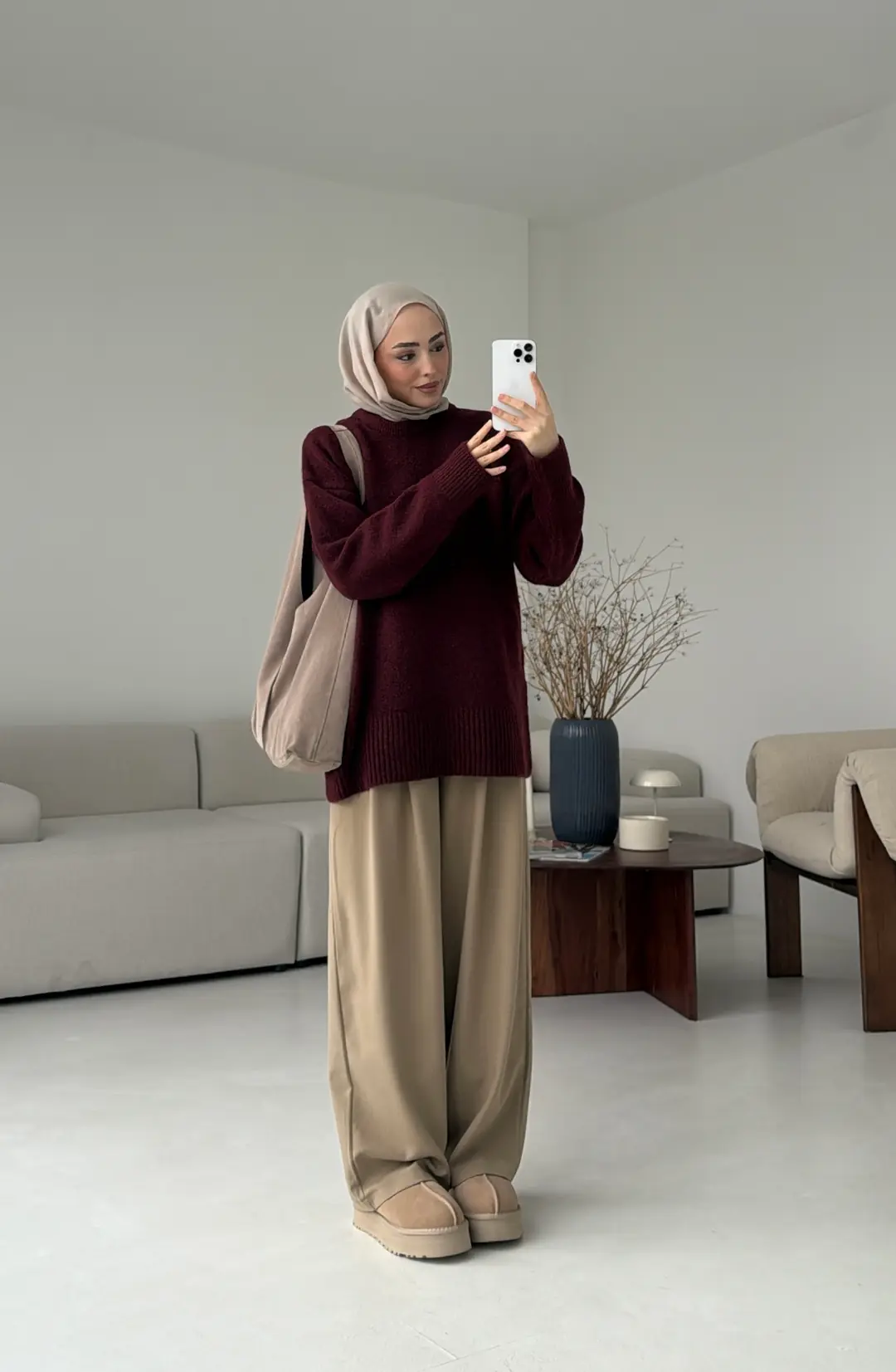 Risa Kazak Bordo - Görsel 3