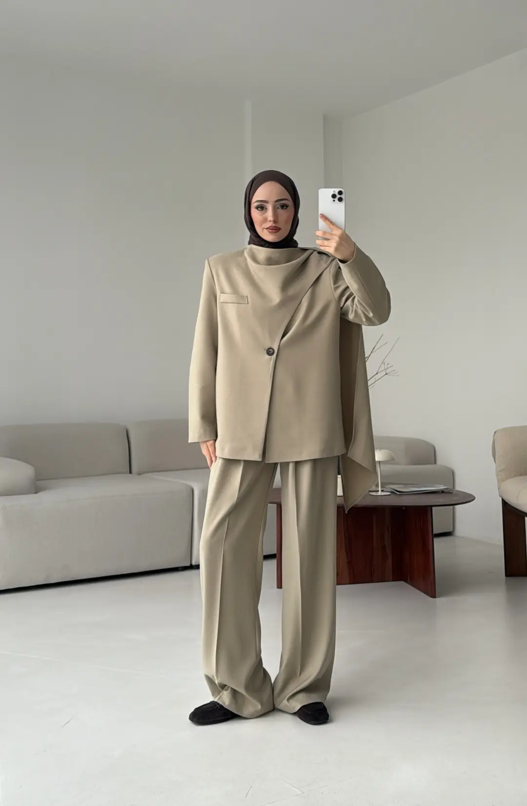 Şallı Ceket Takım Çağla - Görsel 5