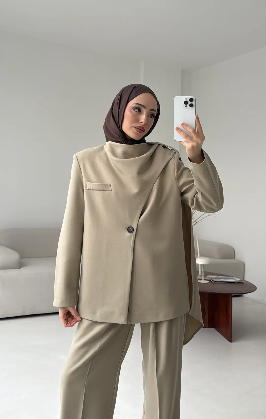 Şallı Ceket Takım Çağla - Görsel 9