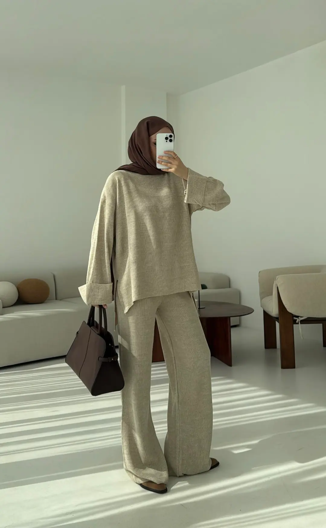 Selanik Triko Pantolon Takım Taş - Görsel 3