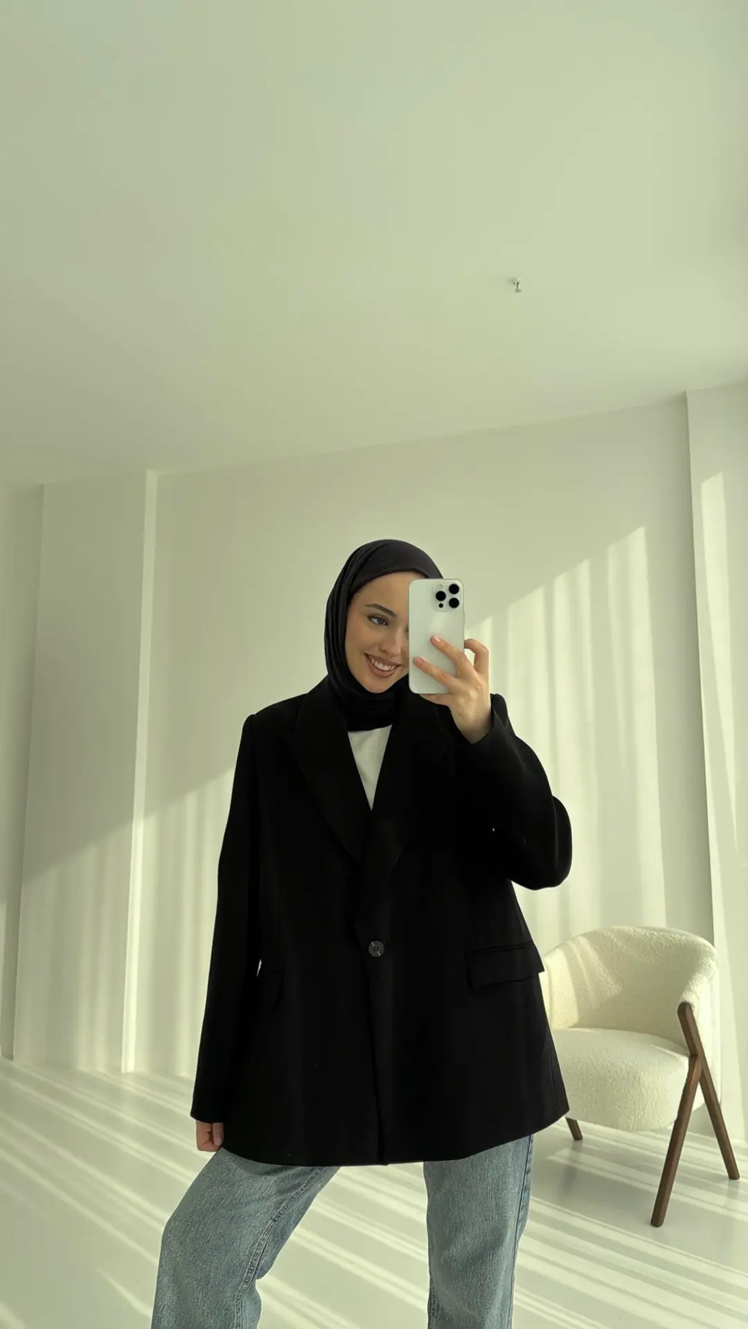 Siyah Blazer Ceket - Görsel 2