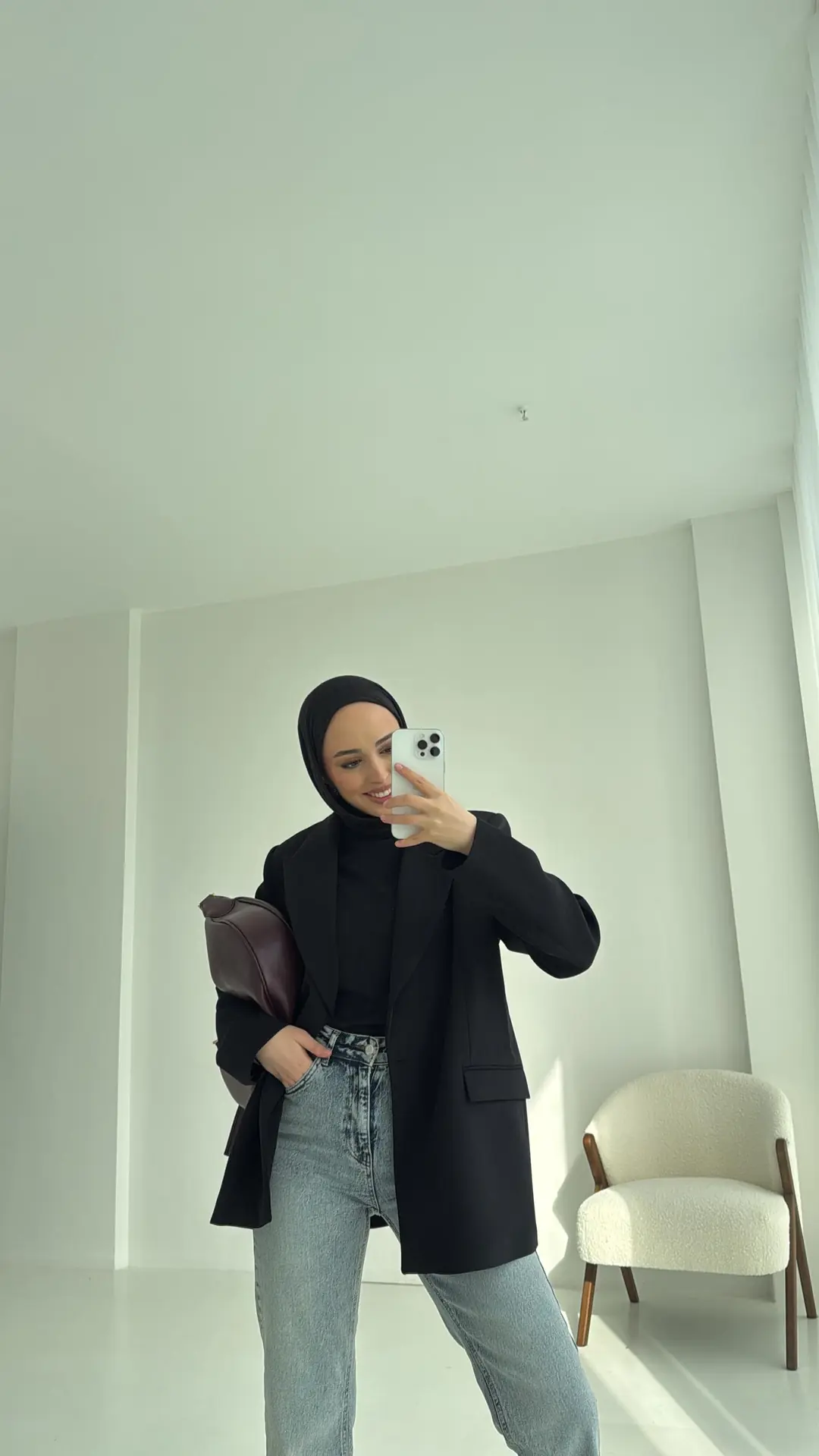 Siyah Blazer Ceket - Görsel 3