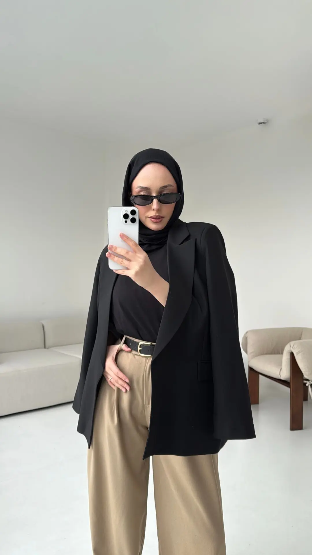 Siyah Blazer Ceket - Görsel 2