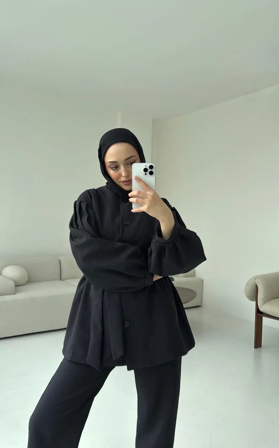 Siyah Düğmeli Takım Premium - Görsel 3