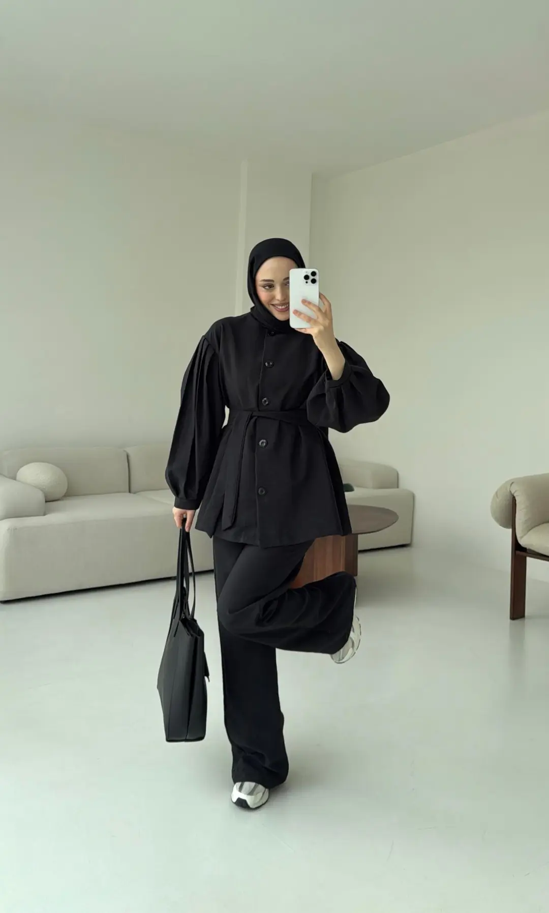 Siyah Düğmeli Takım Premium - Görsel 8