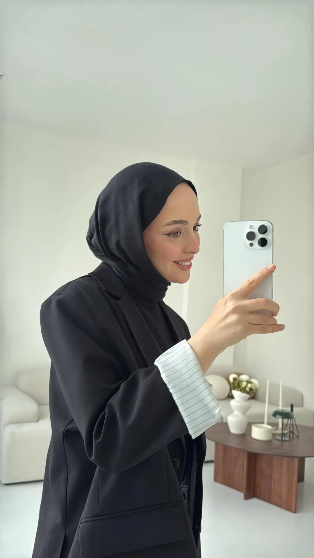 Siyah Oversize Premium Blazer Ceket - Görsel 2