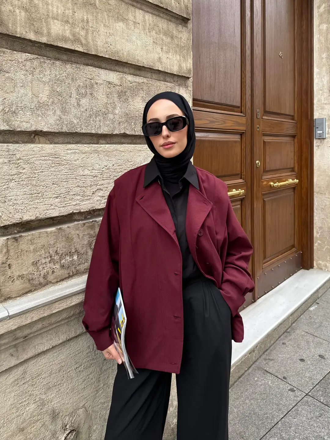 Tasarım ml Collection Ceket Bordo