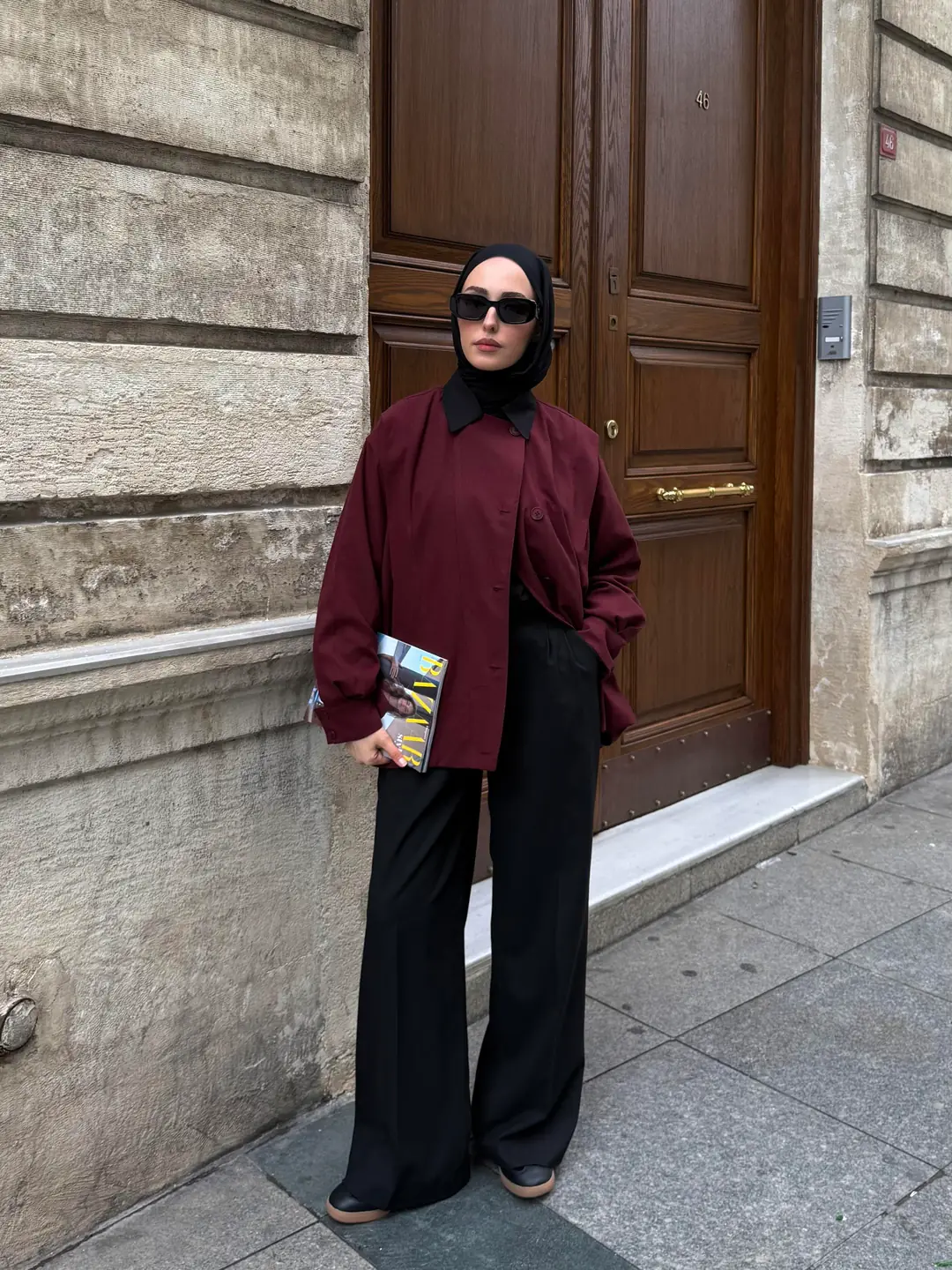 Tasarım ml Collection Ceket Bordo - Görsel 3