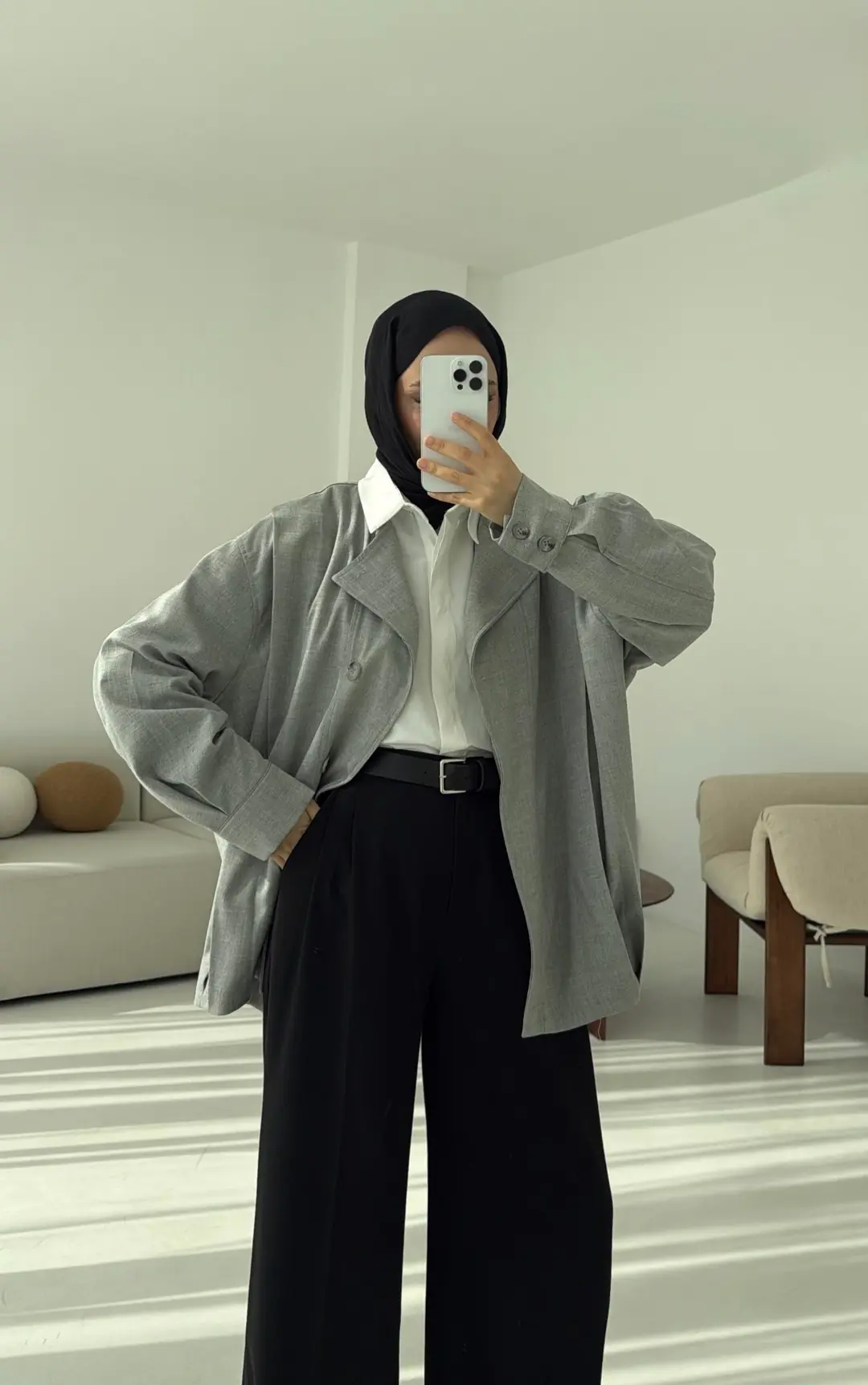 Tasarım ml Collection Ceket Gri - Görsel 6